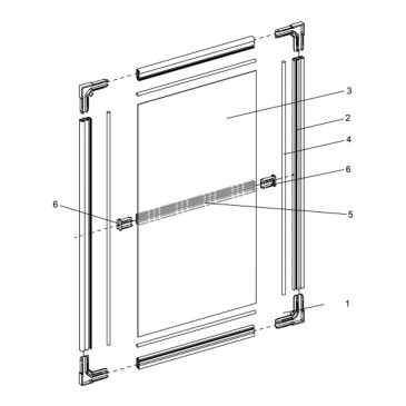 Moustiquaire cadre fixe pour fenêtre, Sur mesure